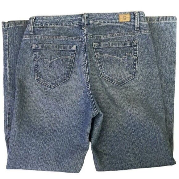 Bandolinblu Womens Size 10 Jeans Mandie Whiskered Medium Wash Classicore - Picture 5 of 8